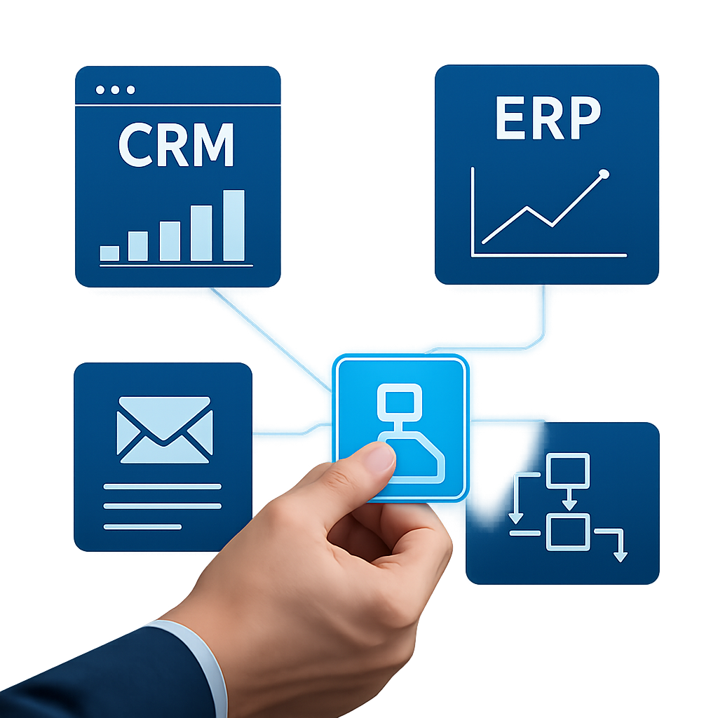 Illustration du service Applications métiers sur-mesure - IA4OPS